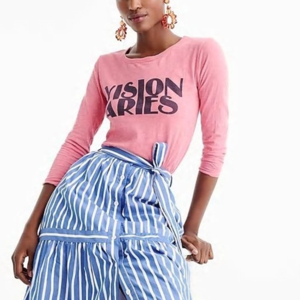 J.CREW Zodiac Pink Horoscope T-shirt in "Aries" F